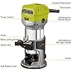 Electric Hand Wood Trimmer, DEWINNER Laminator Router Joiners Tool Set 220V 710W with 3 Bases (Trimmer, Plunge, and Tilt),2 Chucks Collets 1/4" and 3/8", Bits, VPER1029