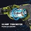 Hammer Drill, 710W Electic Corded Impact Drill, 13mm Metal Chuck, 0-3300RPM, Powerful Variable Speed Drill for Drilling in Steel