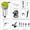 Electric Hand Palm Router, DEWINNER Trimmer Laminate Wood Working Joiners Tool, Compact Router with Trimmer Base, 3 Guide,2 Collets 1/4"(6.35mm) and 3/8"