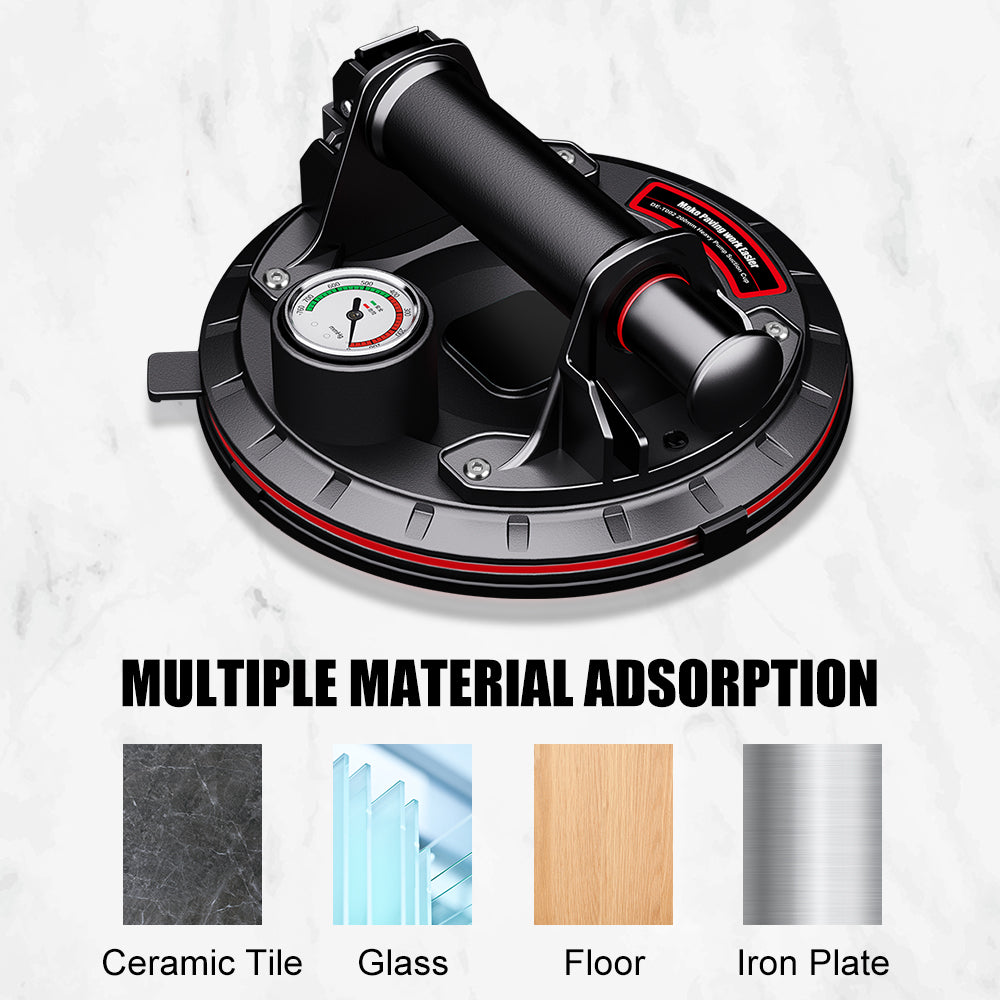DEWINNER Heavy Duty Suction Cups for Glass Suction Cups to Lift Large Glass Suckers Lifters Large Suction Cups for Glass Window Vacuum Suction Cup Material Lift Tile