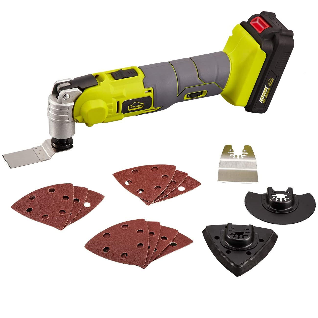 dewinner garden tool set DEWINNER Cordless Oscillating Multi-Tool LED Variable Speed Universal – dewinnertools