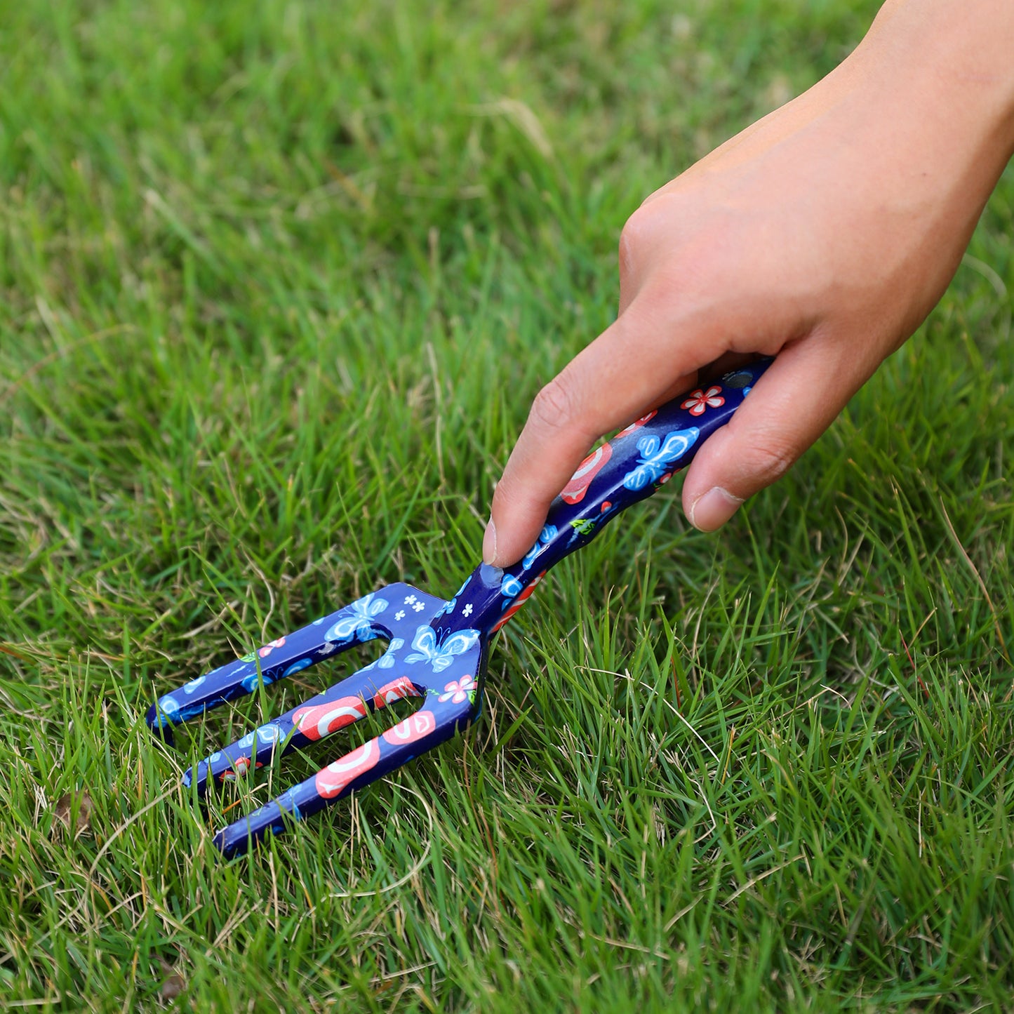 DEWINNER Gardening Tool Set Hand Planting Garden Gift, Lady Ergonomic Soft Rubberized Non-Slip Handle, 3 Pack Garden Hand Shovels Gardening Gift for Women and Men