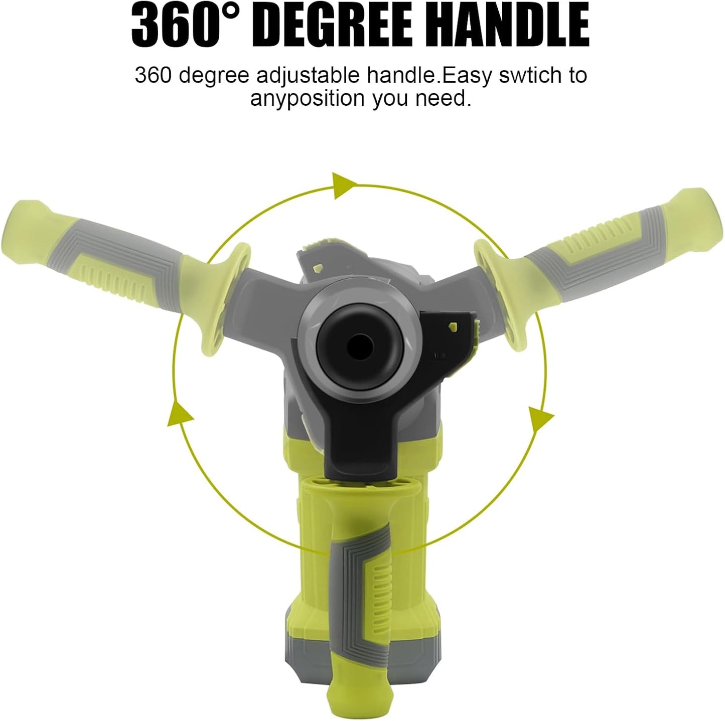 DEWINNER SDS-Plus Hammer Drill, 1500 W, 6 Speed, 850RPM, 4400BPM, 5.5J, Safety Clutch & Anti-Vibration Technology, 3 Functions, Including Organizer, Chisel and Drill 32 mm