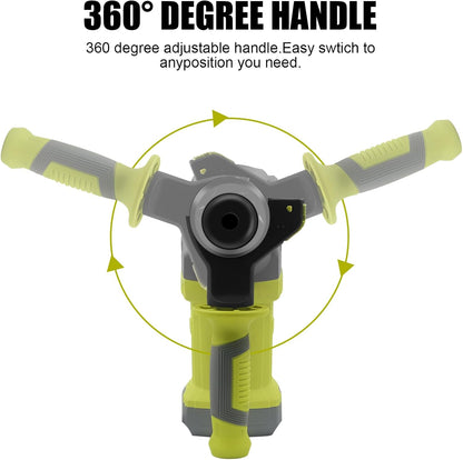 DEWINNER SDS-Plus Hammer Drill, 1500 W, 6 Speed, 850RPM, 4400BPM, 5.5J, Safety Clutch & Anti-Vibration Technology, 3 Functions, Including Organizer, Chisel and Drill 32 mm