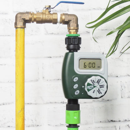 DEWINNER Digital Water Faucet Hose Watering Timer, Digital Water Faucet, Garden Lawn Sprinkler Timer